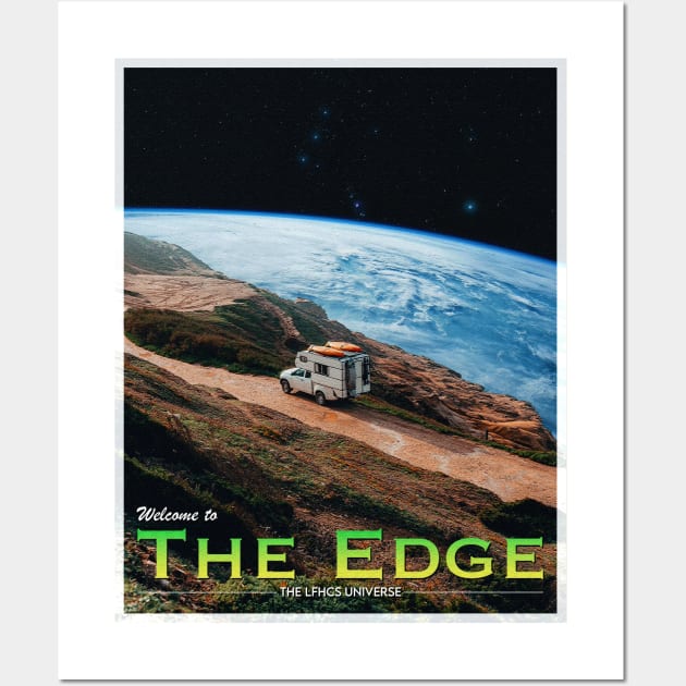 POSTCARD: THE EDGE. Wall Art by LFHCS